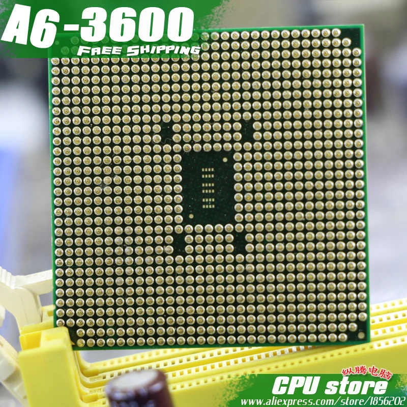 Бесплатная доставка процессор AMD A6 3600 Quad-Core FM1 2 1 GHz 4MB 65W A6-3600 интегрированной