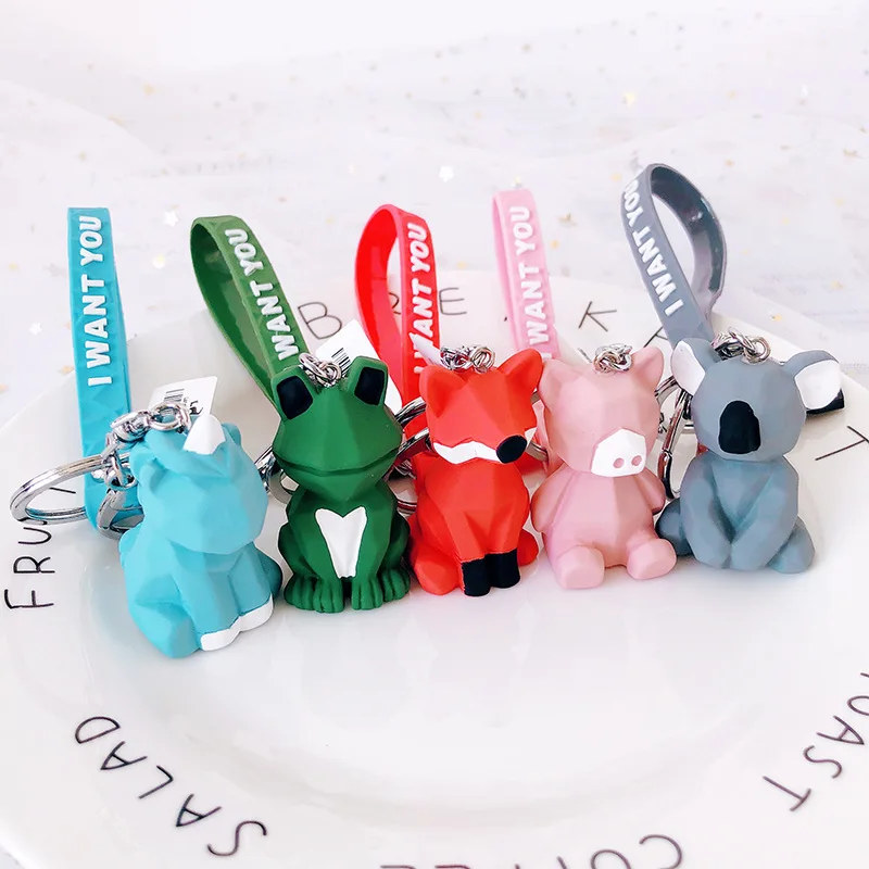 Брелок Лисичка frog koala женский брелок для ключей с подвеской игрушкой подарки Llaveros