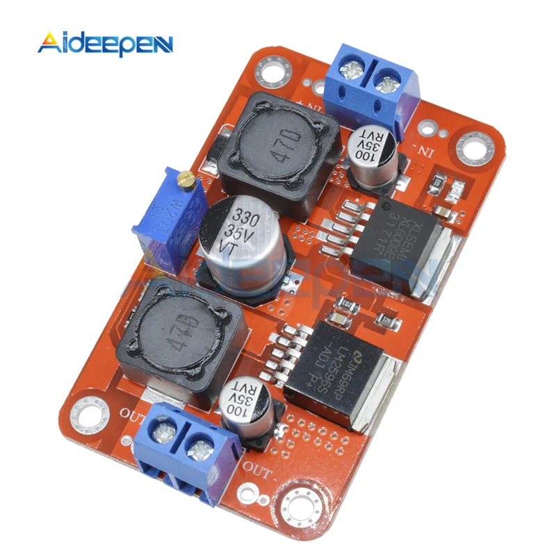 LM6019 LM2596 DC-DC шаг вверх вниз Boost Buck Напряжение Мощность преобразователя постоянного тока автоматический регулируемый постоянный ток доска 1,25 V-26 V 3A