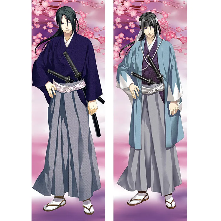 12 Hakuoki~ Синсэнгуми Китан наволочка с рисунком из аниме косплея Hakuouki человек hakuoki Прохладный Chizuru Yukimura& Тошизо Хиджиката тела наволочка - Цвет: 12