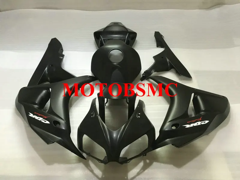 Набор обтекателей мотоцикла для HONDA CBR1000RR 06 07 CBR 1000RR 1000 2006 2007 ABS Топ матовый черный
