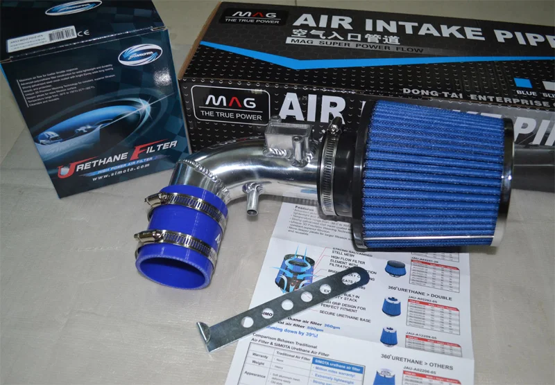 with SIMOTA filter Комплект воздухозаборников+ воздушный фильтр для 2008-2013 Honda new FIT GK5 GE8 1,5 1,3, автоматическая настройка, пожалуйста, свяжитесь со мной для других моделей автомобилей - Цвет: with SIMOTA filter