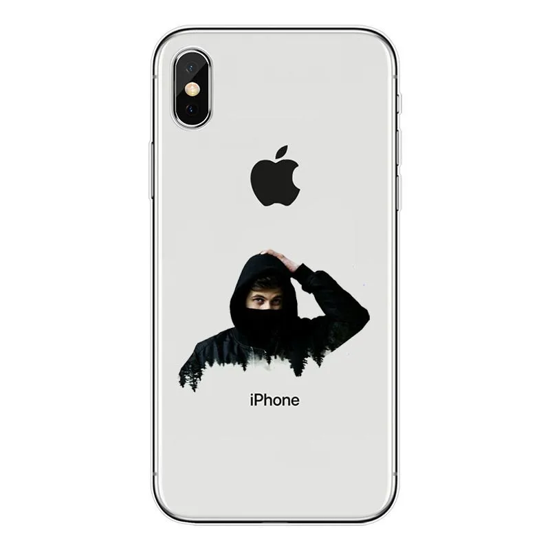 Алан Уокер Мягкий силиконовый чехол для телефона iPhone 8 7 6 6S Plus 4 5 X XS XR XMAX прозрачный
