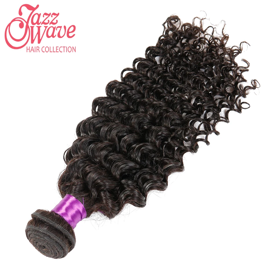 4 Bundles Indian Virgin Hair Deep Wave 8A Unprocessed Curly virgin hair weave curly Natural Black Human extensions |