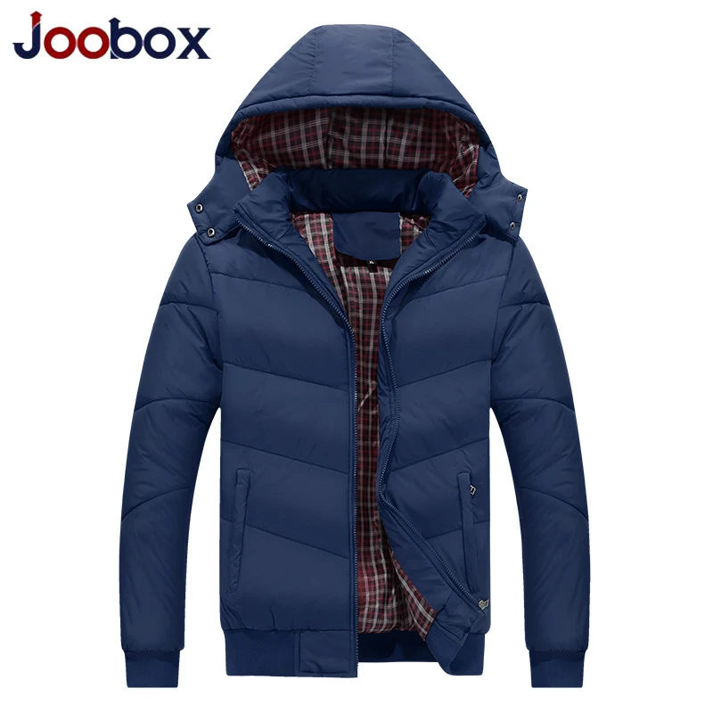 Мужская зимняя куртка JOOBOX теплая парка размера 5XL 2018|Мужские куртки| |