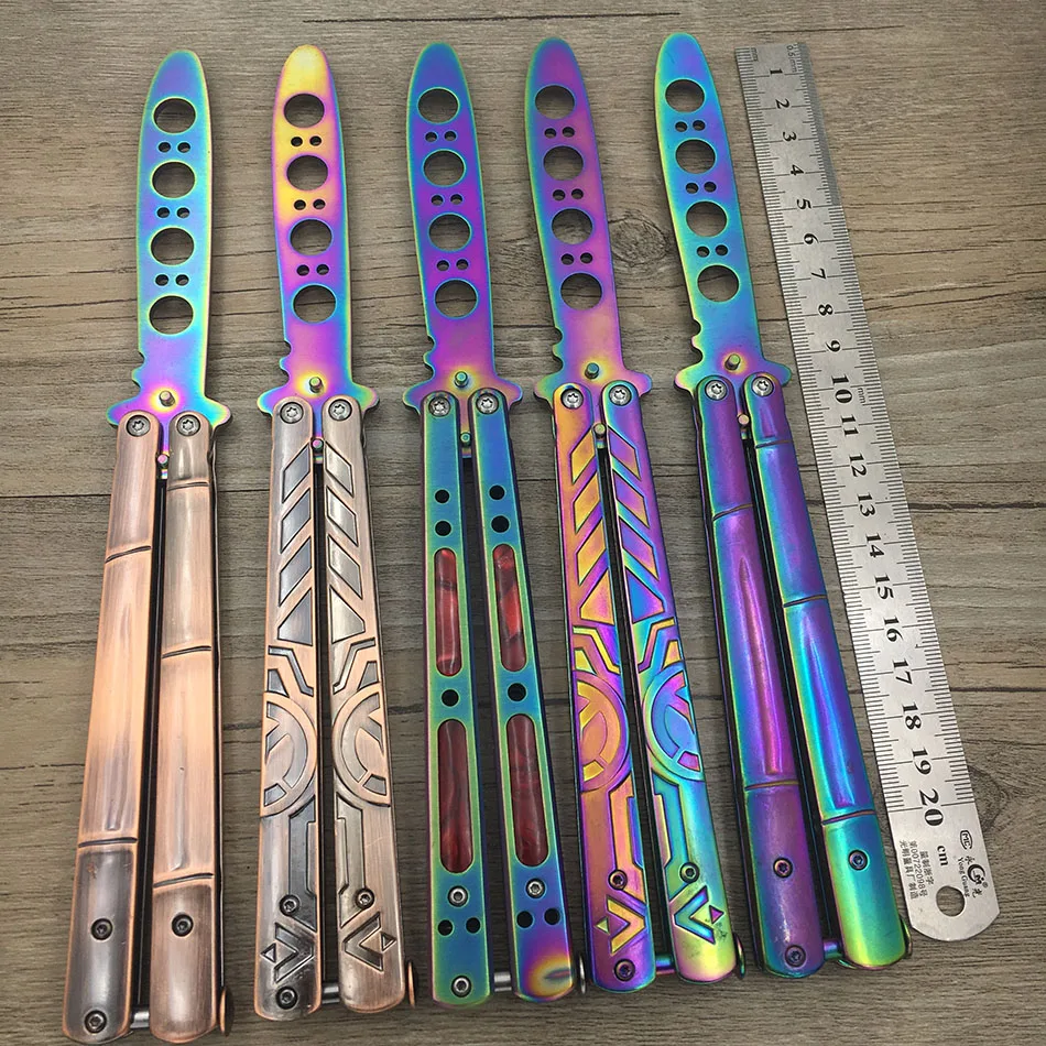 Нож из нержавеющей стали бабочка нож для тренировки черная в ноже специальные