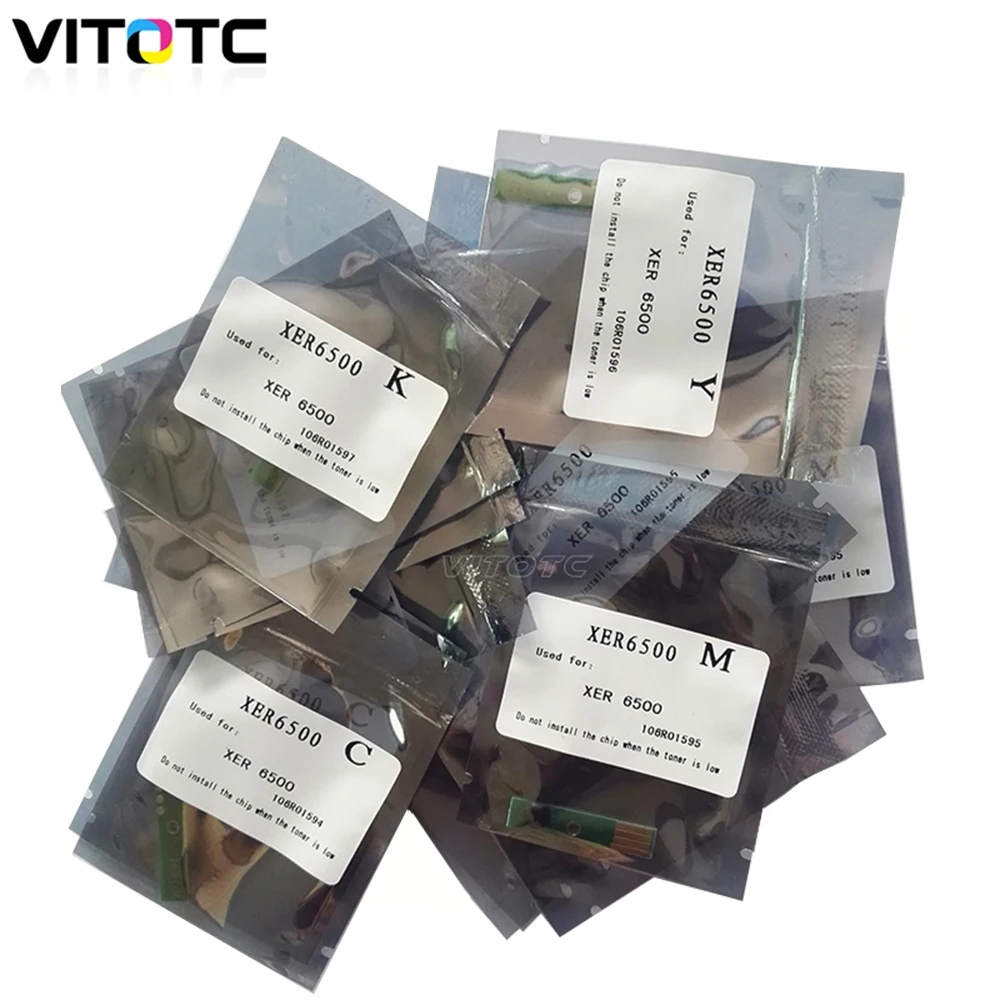 Совместим с Xerox Phaser 6500 Workcenter 6505 чип сброса картриджа тонером 106R01597 106R01594 106R01595 106R01596