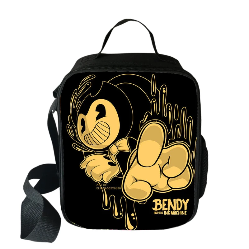 Bendy and The Ink Machine крутая изолированная сумка для обеда с героями мультфильмов детей