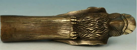 Готическая старая латунная статуя попугая ручной работы трость Ручка Umberlla | Дом и