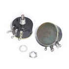 Проволочный резистор PHISCALE WX112(050), допуск 5%, 5 Вт, 22 к, 6 мм, с круглым валом, однооборотный, поворотный, с переменным резистометром, 2 шт.