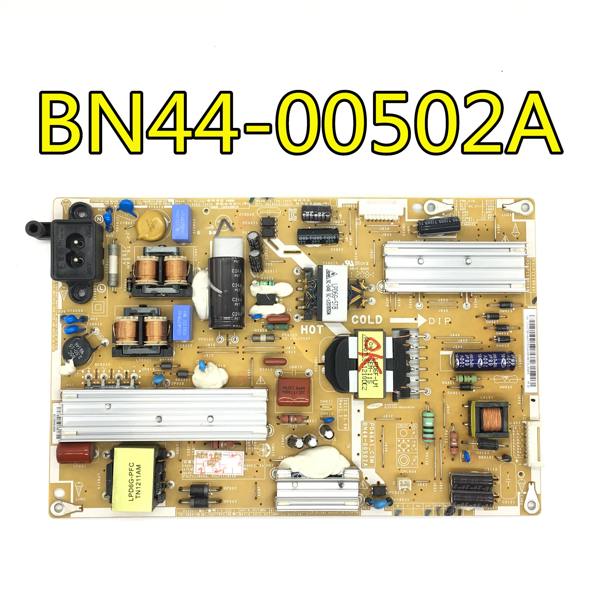 Оригинальный 100% тест для samgsung UA40ES5500R BN44 00502A/E PD46A1C_CSM плата питания|Зарядные
