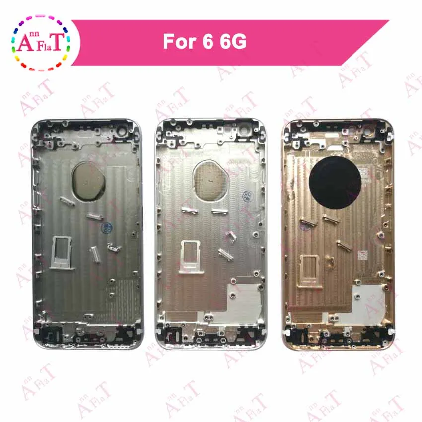 AAA для IPhone 6 6G 4 7 &quot6 Plus корпус батарейного отсека Крышка двери Задняя крышка Шасси