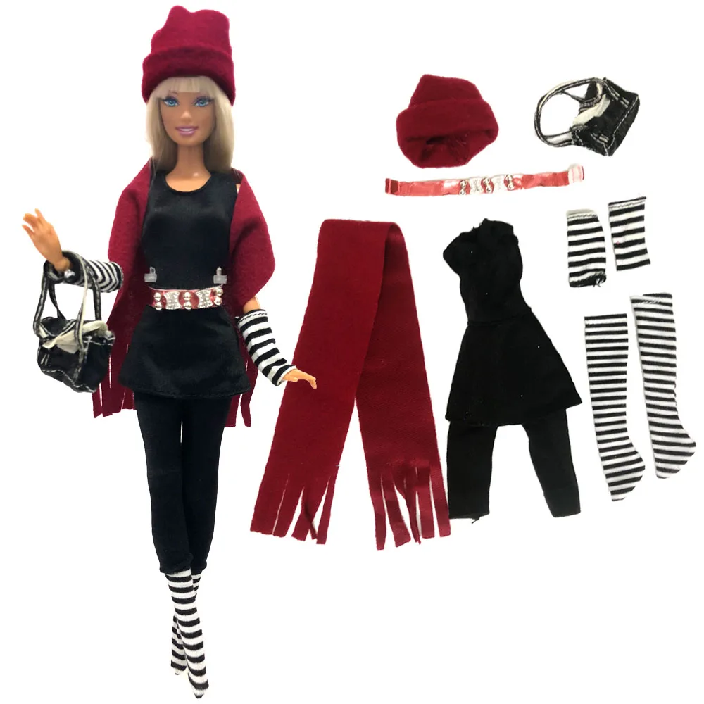 NK новый комплект повседневной одежды ручной работы зимняя одежда платье + обувь