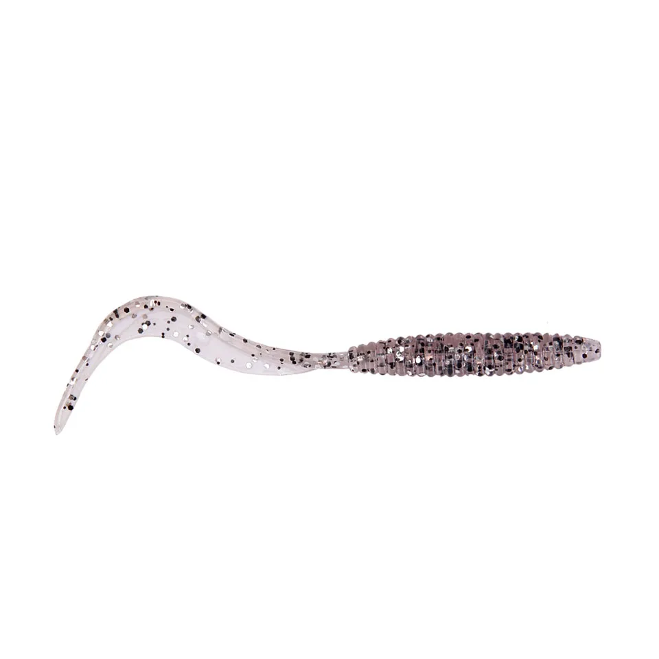 8 шт./лот, Мягкая приманка, червь 2,4 г, 12 см, гибкая приманка Tail grub, силиконовая приманка для рыбалки - Цвет: 008