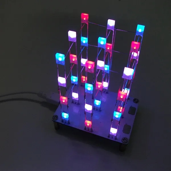 

DIY Touch 3x3x 4 цветсветодиодный светодиодные кубики