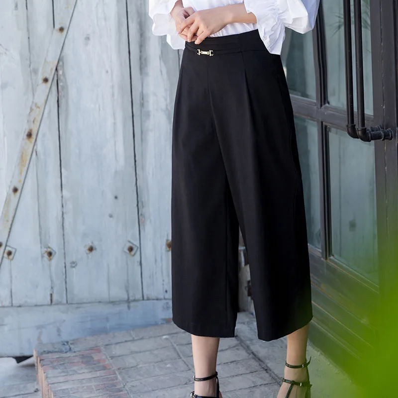 YERAD 2019 весенние модные широкие брюки свободная повседневная женская одежда Длина