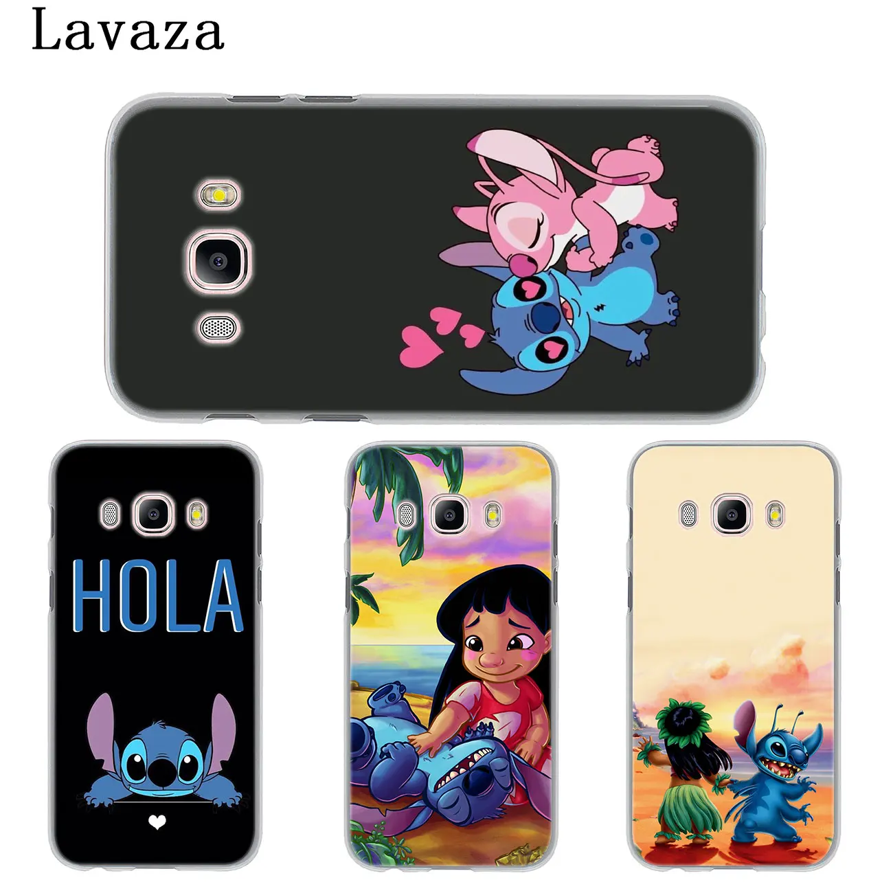 Милый жесткий чехол для телефона Lavaza Anime Lilo Stitch Samsung Galaxy Note 10 9 8 A9 A8 A7 A6 Plus 2018 A3 A5 2017