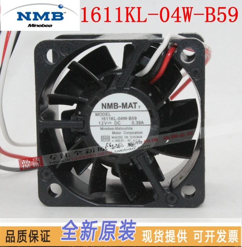 Новый NMB-MAT NMB 1611KL-04W-B59 4028 12V 4 см Сервер вентилятор охлаждения