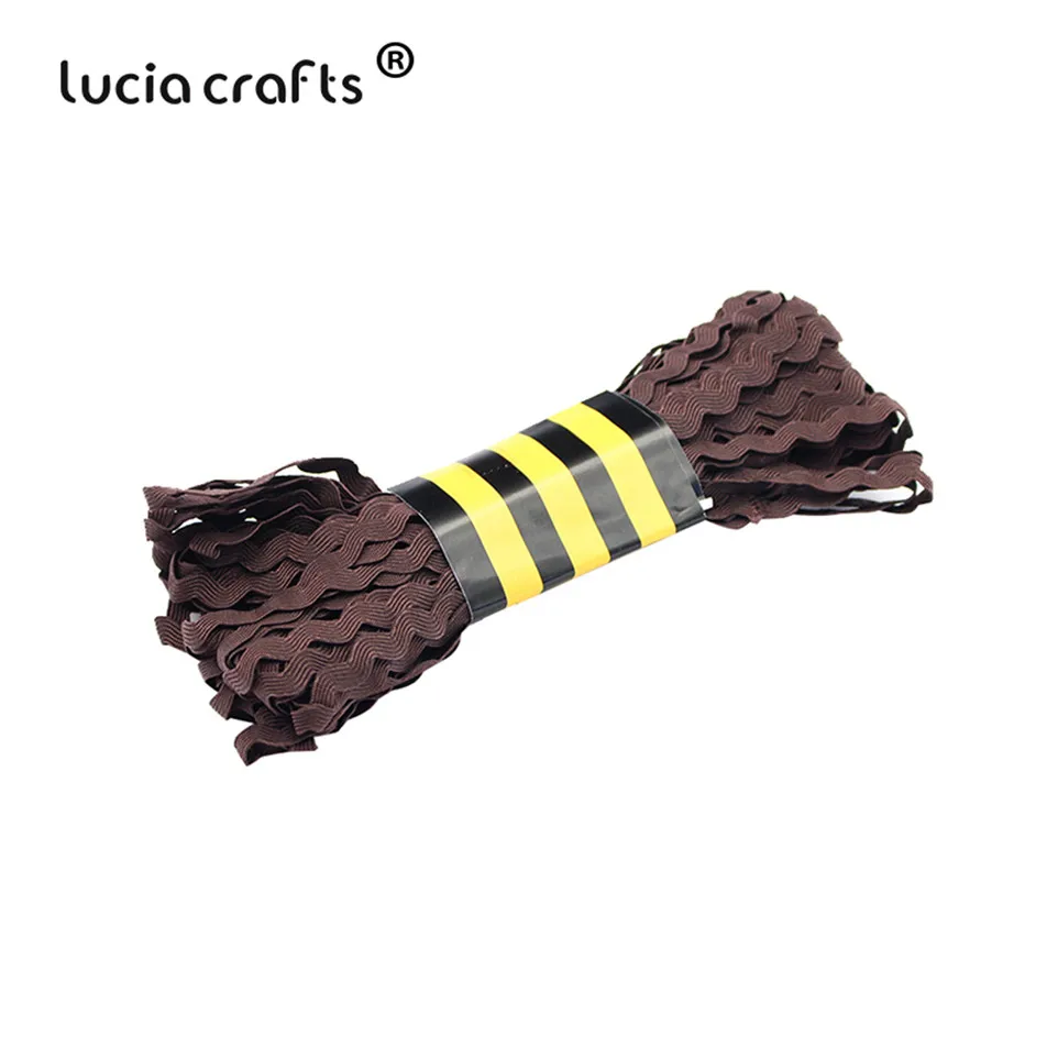 Lucia crafts 15 ярдов/шт 8 мм многоцветная корсажная лента для самодельных волос бант свадебные декоративные аксессуары для вечеринок W0501