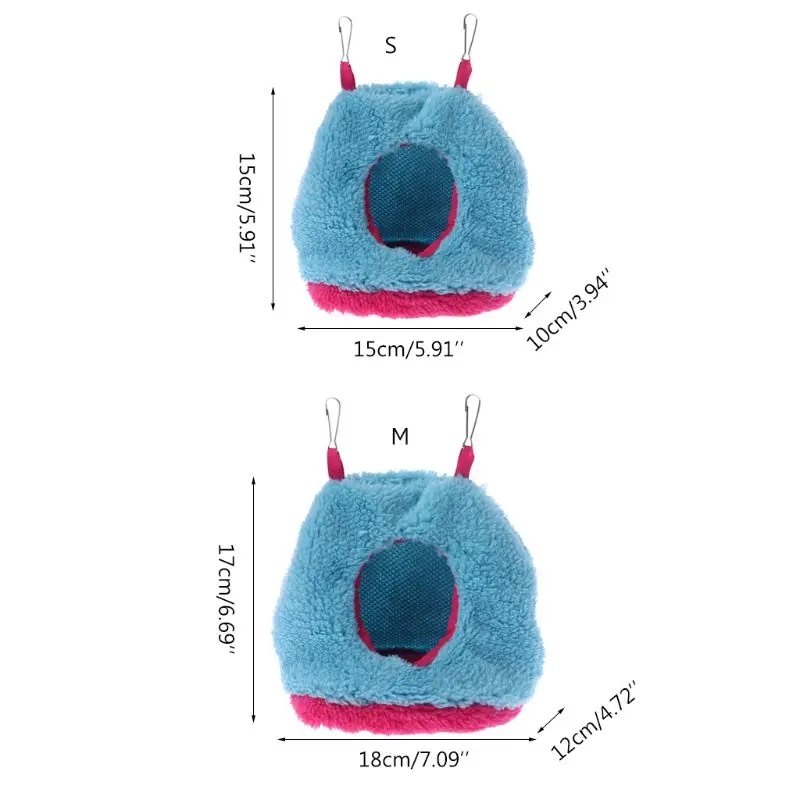 Плюшевый костюм попугая гамак клетка Птица Висит Кровать Дом Гнездо палатка зима