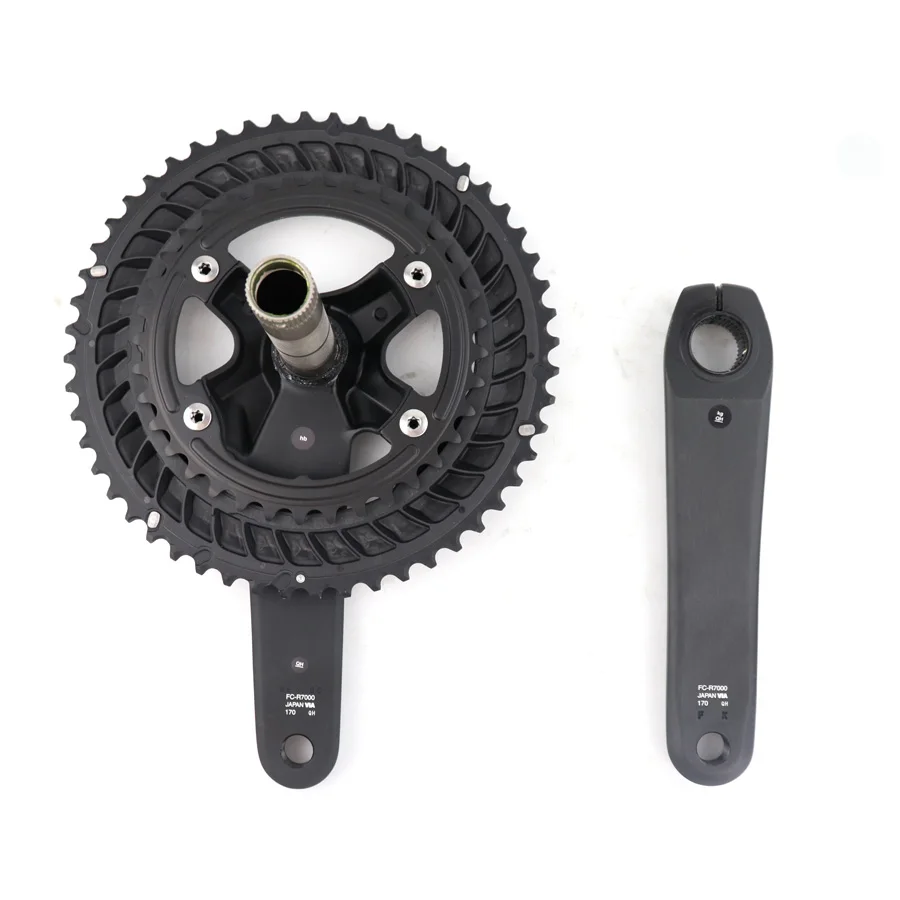 Шатун SHIMANO 105 FC R7000 HOLLOWTECH II 2x11S 50 34T 52 36T 53 39T 170 мм 172 5 175 шоссейный велосипед