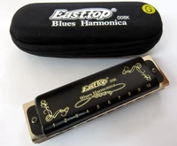 east top 10 hole professional diatonic blues harmonica for beginnerharmonica playerkey of g