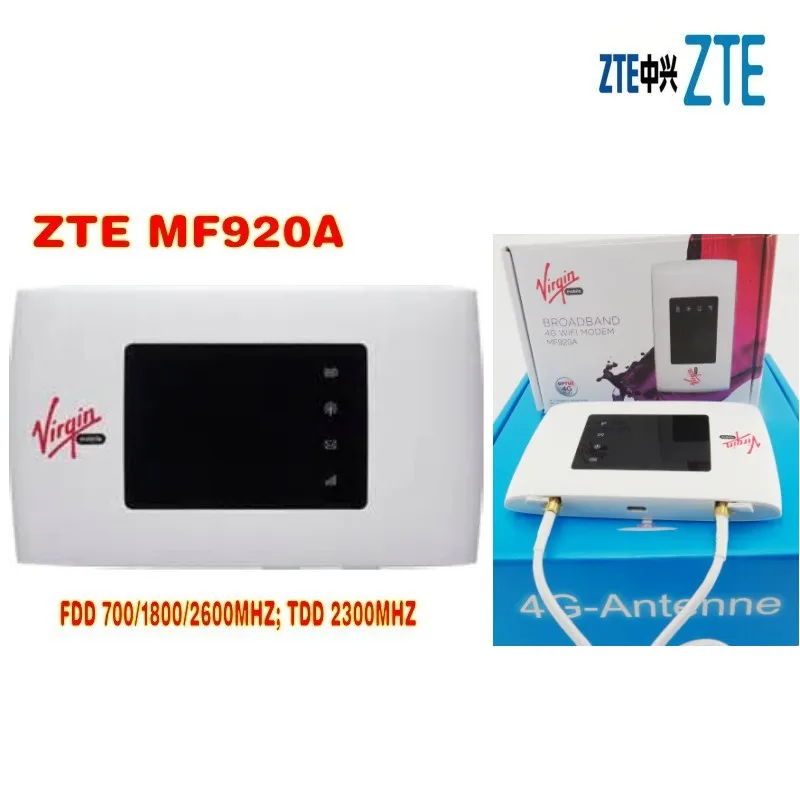 

NEW Mobile Broadband 4G Router Wifi Modem ZTE MF920A Plus35dbi 4g antenna