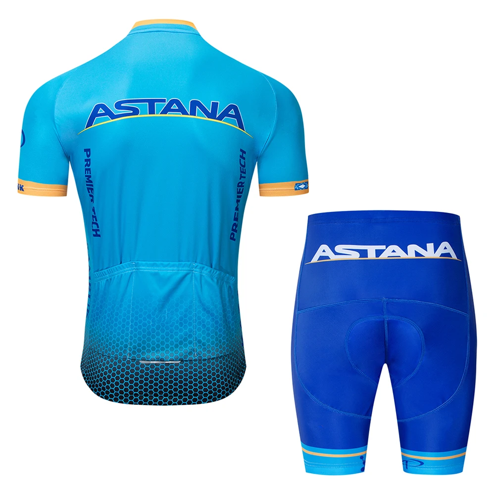 Веломайка Team Pro ASTANA дышащий комплект одежды для велоспорта летняя одежда 9D | Спорт
