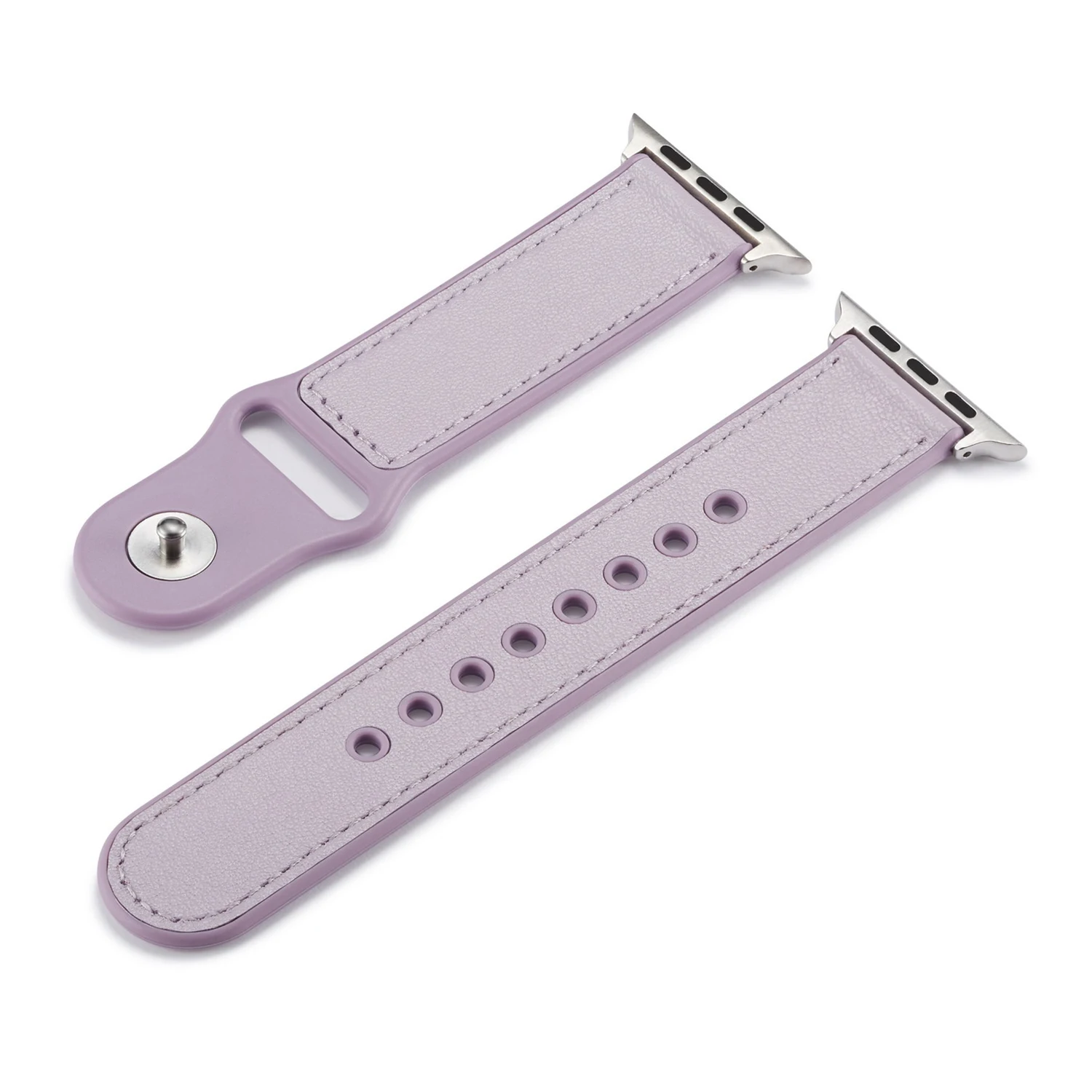 Кожа+ силикон correa для Apple Watch 4 ремешок 42 мм 38 мм 44 мм 40 мм браслет iwatch Band 3 2 аксессуары