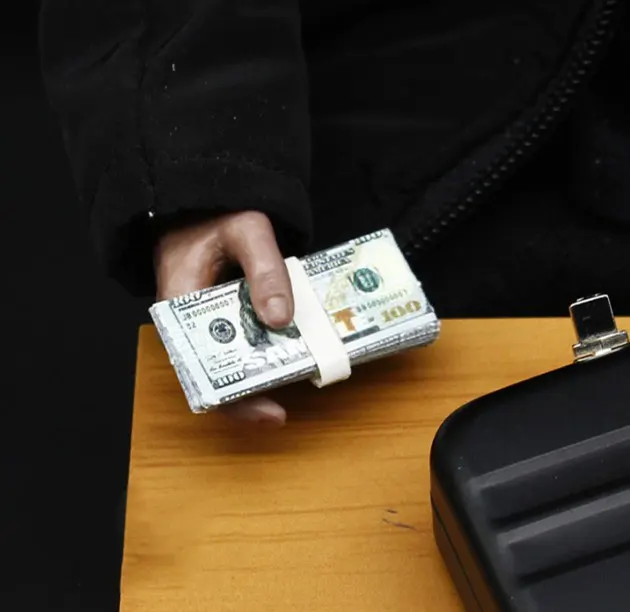 10 шт новая версия или старая $100 Односторонняя печатная бумага модель 1/6 Масштаб