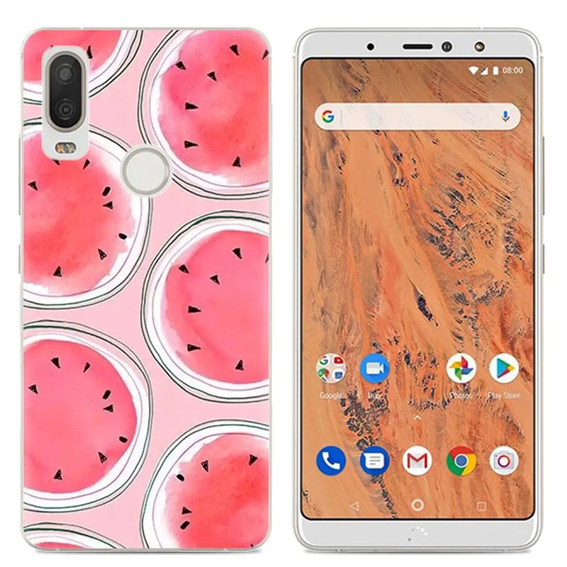 Missbuy Модный чехол для телефона с рисунком фламинго BQ AQUARIS X2 Мягкая силиконовая