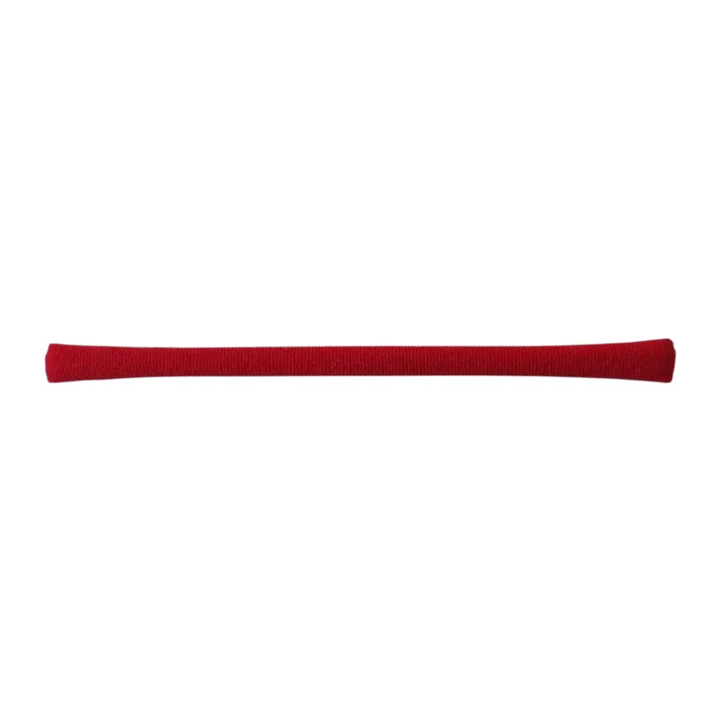 250. Red 10 шт. мягкие тонкие нейлоновые повязки для волос эластичные повязки для волос обтягивающие эластичные повязки для волос аксессуары один размер подходит для всех - Цвет: 250. Red