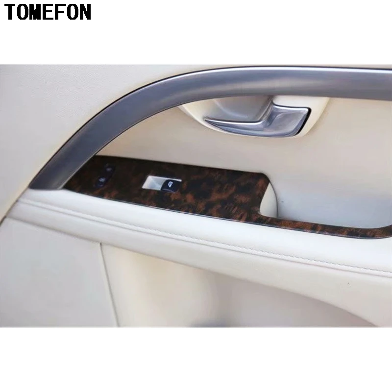 TOMEFON для Volvo S80 2009 до 2011 ABS специальная краска из углеродного волокна интерьерная