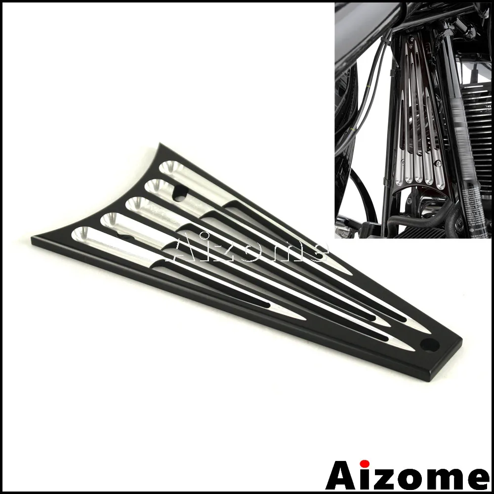 

Motorcycle Protection Frame Radiator Grille For Harley Road King Electra Glide Road Street Glide FLHT FLHR FLTR FLHX 09-2013