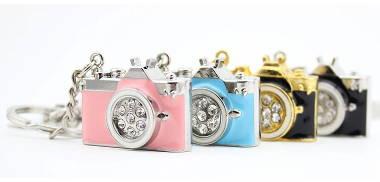 Amthin металлическая камера usb флэш накопитель мини Флешка 4g розовый 8g синий 16g