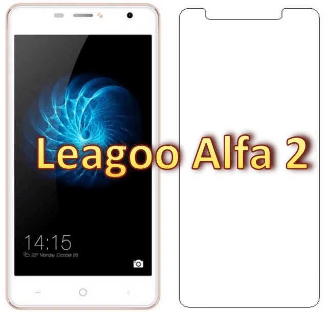 Для leagoo Альфа 2 протектор экрана из закаленного стекла прозрачное