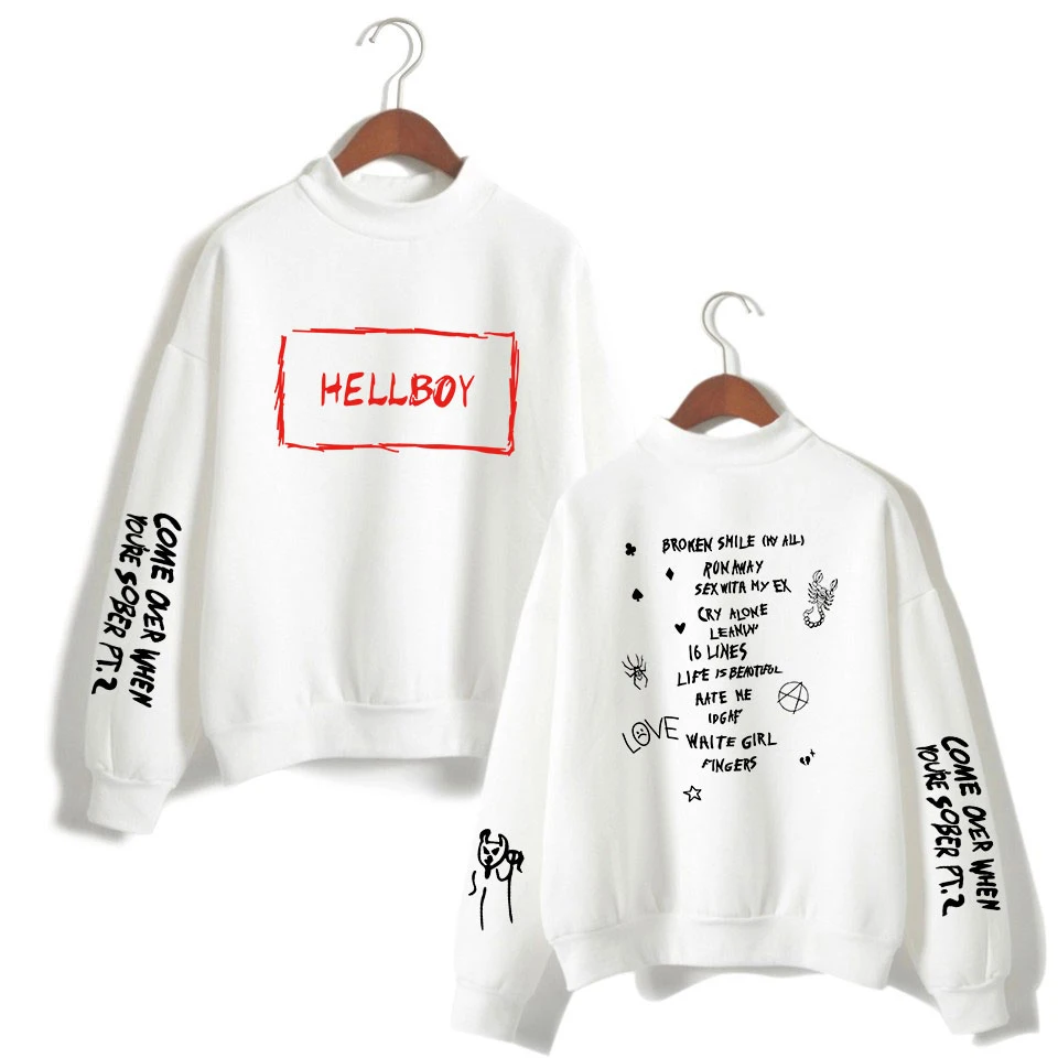 Lil Peep Толстовка с принтом Мужская и женская одежда с длинным рукавом Весна хип-хоп толстовка Корейская уличная Мужская Уличная одежда