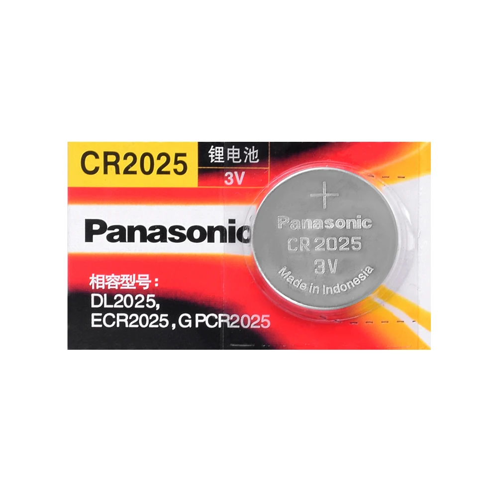 Бренд PANASONIC 1 шт. cr2025 ECR2025 BR2025 DL2025 KCR2025 LM2025 3 В Кнопка батарея монета литиевая батарея для часов