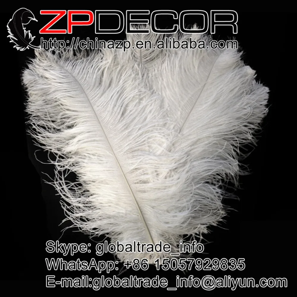 

ZPDECOR свадебное перо 400 шт./лот смешанные размеры огромные белые страусиные перья для MR.Sumon