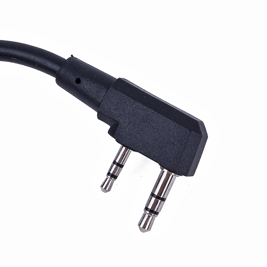 Тактические наушники Baofeng U94 гарнитура PTT военное радио для Kenwood 2 Pin Черный baofeng