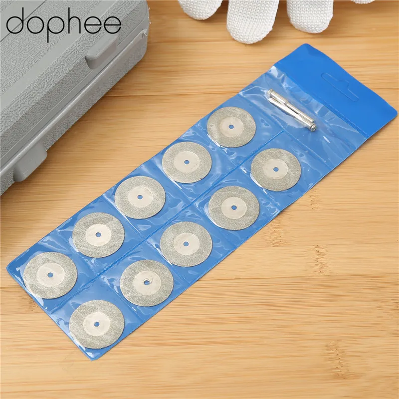 Dophee 10 шт. 30 мм диски отрезное лезвие колесо вращающийся инструмент дрель подходит