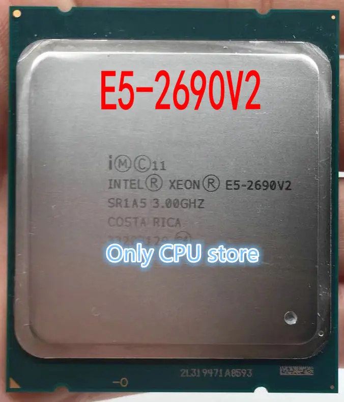 Для Intel E5-2690v2 E5-2690 V2 процессор SR1A5 3,0 ГГц 10-ядерный 25 Мб разъем LGA 2011 ЦП Xeon E5 2690 V2