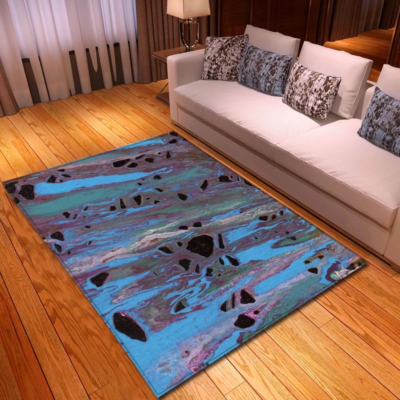 Скандинавские ковры мягкие фланелевые 3D коврики с рисунком искусственные