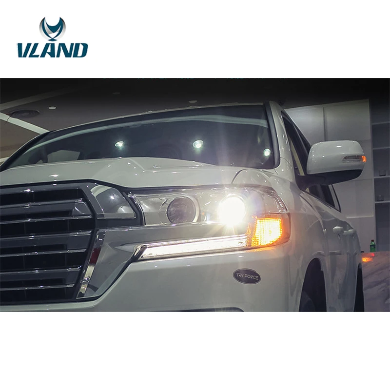 VLAND завод для автомобильных головных ламп Land Cruiser светодиодный светильник 2016 2017
