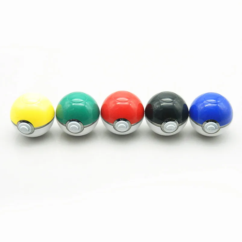 1 шт. Новая мода 3 слоя Pokeball дробилка Pokemon шар 5 цветов сплав цинка специй аксессуар