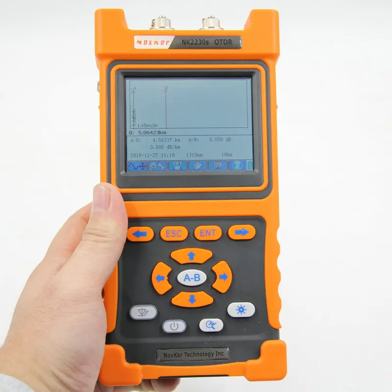 Поставка ручного NK2230S OTDR 1310/1550nm SM оптического времени домена рефлектометр