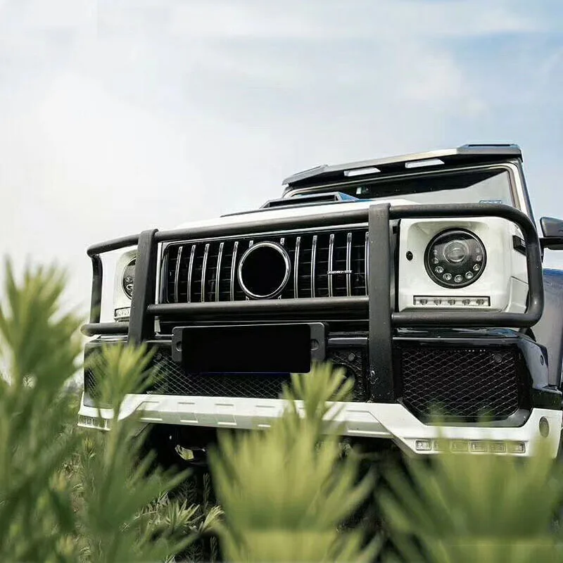 Сетчатая Решетка переднего бампера запчасти для Mercedes Benz G Class W463 1991 2016 серебристый