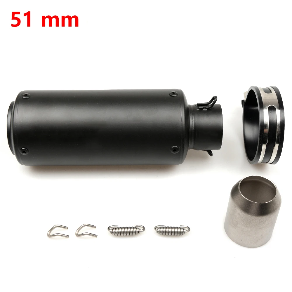 G fit for 36mm-51mm Выхлопная труба мотоцикла скутер Модифицированная 51 мм 61 мм выхлопная труба глушителя для Suzuki SV650 SV650S 1999-2009 SV 650 650 S 1999 - Цвет: G fit for 36mm-51mm