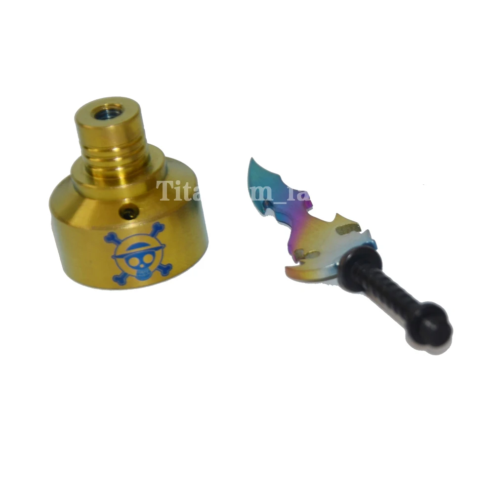 Титановый гвоздь из титана Carb Cap 14 мм 18 воск Dab инструмент для резьбы цветной меч