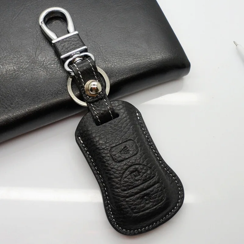 Чехол брелок из натуральной кожи для автомобиля infiniti G35 I35 M45 QX56 пульт